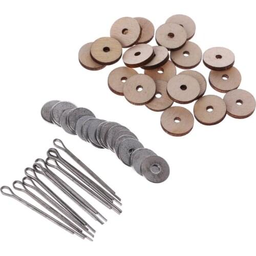 10 Sets Wood Joints Connectors For Handmade Teddy Bear Craft Children Kids Toy DIY Scrapbooking Manual Handicraft Accessory 19QF