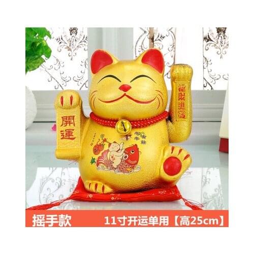 11 inch golden retriever shakes his hand large wave ceramic gifts from god wealth ucky Piggy bank bstatue home wedding