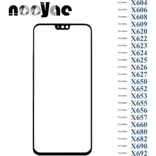 LCD Digitizer Glass For Infinix X604 X606 X608 X609 X620 X622 X623 X624 X625 X626 X627 Touch Screen Sensor Glass lens 5pcs/lot