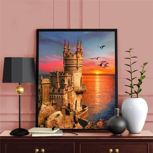 5D Diamond Painting Scenic Sea Full Drill Square Rhinestone Picture Embroidery Sale Diamond Mosaic Cross Stitch Drop Ship