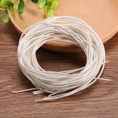 7N single crystal copper silver plated headphone upgrade line 19*0.08 OD:1.0MM