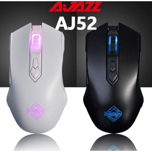Ajazz AJ52 Programmable Mouse LED Backlight 2500DPl 7 Buttons Mice Optical Sensor Gamer Ergonomic Wired Mouse for Desktop Laptop