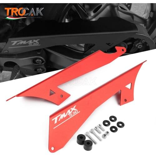 CNC Motorcycle Accessories Chain Guard Chain Belt Cover Protector for YAMAHA TMAX530 TMAX 530 SX DX T-MAX 2017-2018 2019