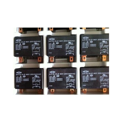 Free shipping 2PCS/lot NEW SONGCHUAN RELAY 841-S-1A-D 12VDC 24VDC 200/240VAC 30A Brand in stock