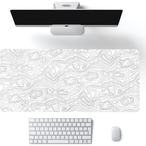 Big Art Mousepad White Black Desk Protector Pad on The Table Pads Computer Mat Xxl Mouse Pad Extended Pad Deskmat mouse pad gift