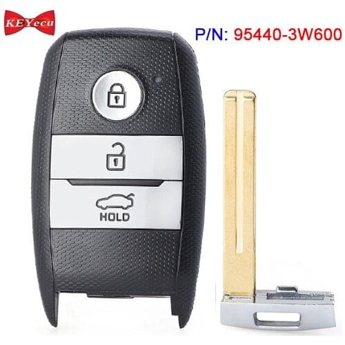 KEYECU for Kia Optima Sportage 2014 2015 2016 Remote Key Fob 433MHz ID46 Chip 95440-3W600