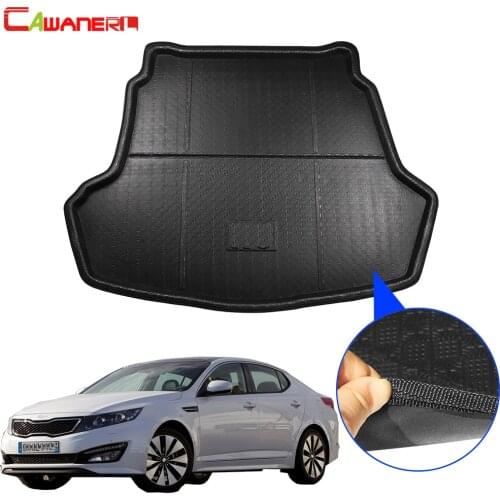 Cawanerl Car Trunk Mat Tray Boot Liner Rear Floor Cargo Pad Luggage Mud Carpet For Kia K5 Optima Sedan 2016-2018