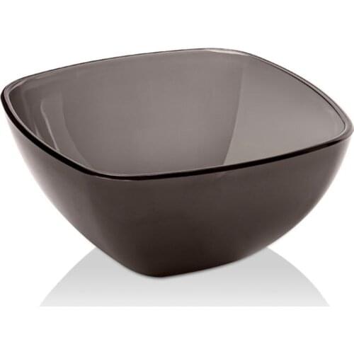 EWs Acrylic Smoked Color Small Salad Bowl