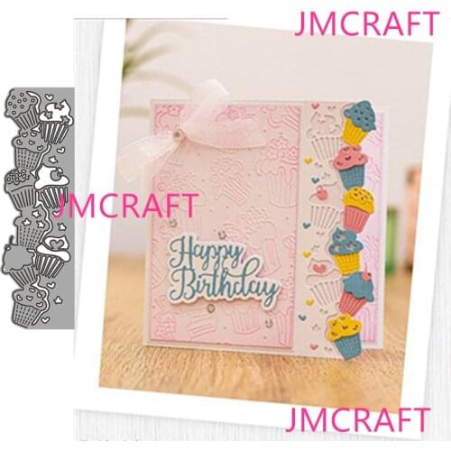 JMCRAFT 2021 New Different Graphic Borders #5 Metal Cutting Dies DIY Scrapbook Handmade Paper Craft Metal Steel Template Dies