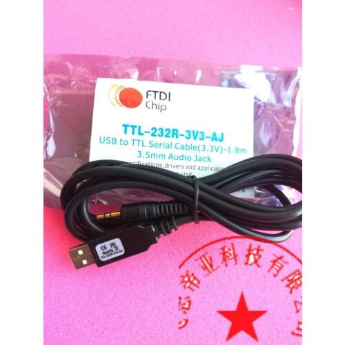 TTL-232R-3V3-AJ FTDI Data Cable USB Embedded Serial Conv 3v3 3.5M
