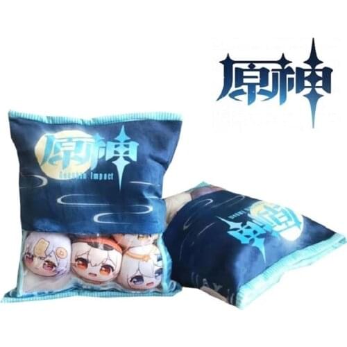 2021 New Game Genshin Impact Paimon Doll Stuffed Pillow Sleeping Pillow Plush Toys Cosplay Props Pillow Gift