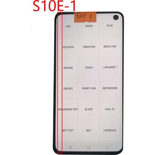 Original lcd For SAMSUNG Galaxy S10E G970F/DS G970U G970W SM-G9700 Display Touch Screen Digitizer Assembly With Dead Pixel Part
