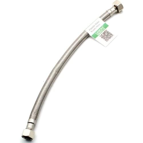 BU15001 304 stainless steel braided hose bathroom plumbing hose faucet connecting hose