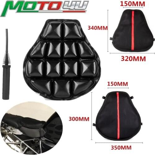 2 Size Air Pad Seat Cushion Motorcycle Seat Cover For BMW R1200GS F800GS For YAMAHA MT07 MT09 For Honda For Suzuki GSXR 600