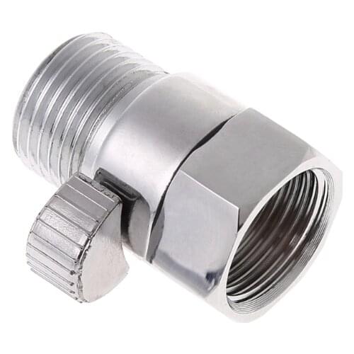 Full Brass G1/2" Flow Quick Control Shut-OFF Valve For Shower Head Hand Water Saver