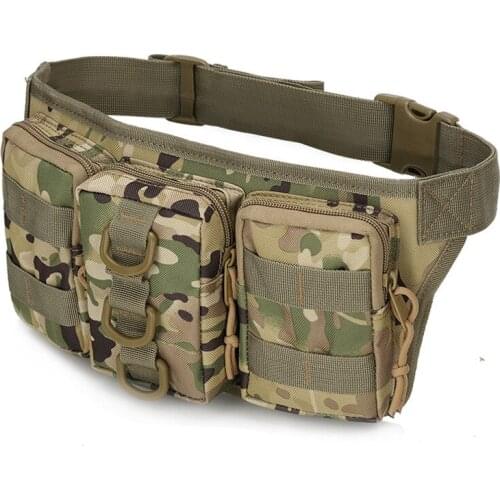 Utility Outdoor Expedition Tactical Waist Pack Waterproof Mountaineering Cycling Sports Bag Camouflage Training Bags Bottle Belt