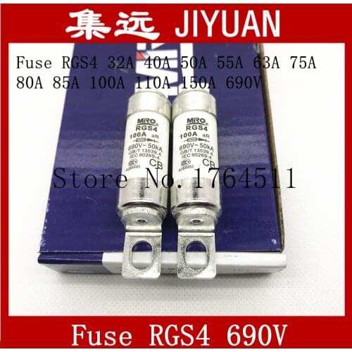 MRO Fuse RGS4 RGS4A 10A 16A 20A 25A 30A 32A 40A 50A 55A 63A 75A 80A 85A 100A 110A 150A 160A 175A 180A 200A 690V bolted fuse -20p