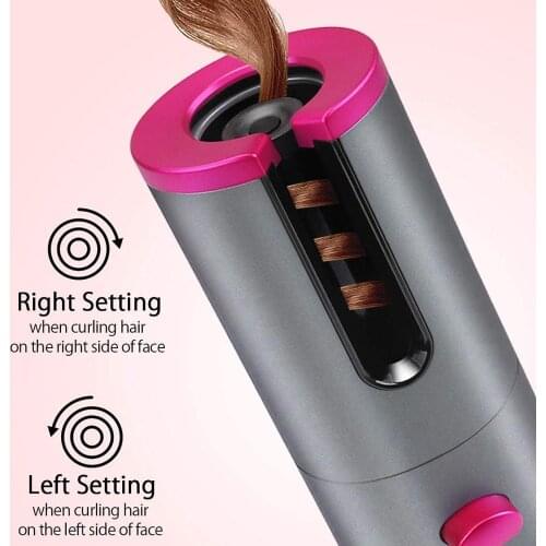 Curling Iron Wireless Hair Waver Tongs Beach Waves Iron Curling Wand Air Curler USB Cordless Auto Ceramic Automatic Hair Curler