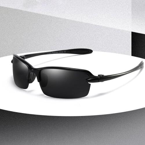 Vazrobe Driving Goggles Male Women Polarized Sunglasses Men Semi Rimless Sun Glasses for Man Sports Shades