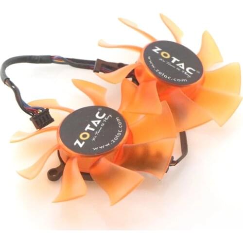 FD8015U12S 75mm DC12V 0.5AMP For ZOTAC GTX660-2GD5 GTX670 Graphics Card Cooling Fan 4Pin