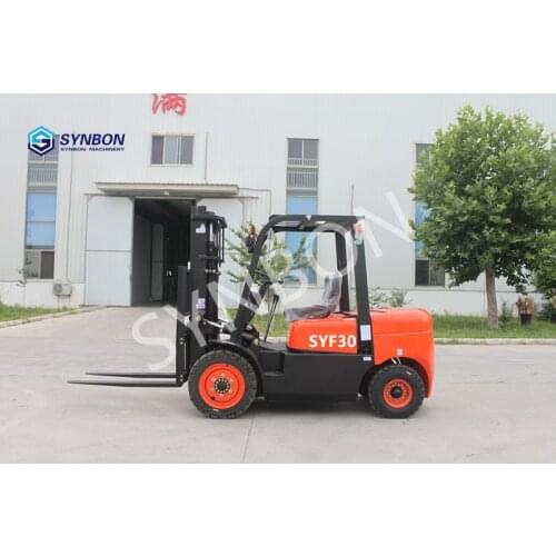SYNBON 2020 3ton forklift diesel natural gas electric forklift truck CE certification storage equipment Lifting machinery SYF30