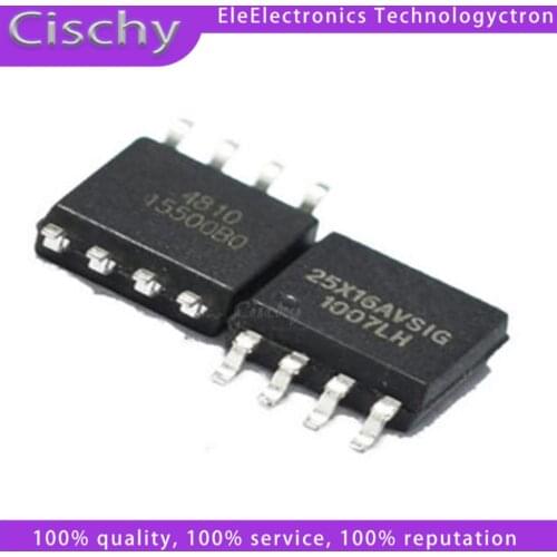 10pcs W25X16AVSSIG W25X16AVSIG 25X16AVSIG W25X16 25X16 SOP-8 In Stock