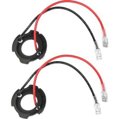 2pcs H7 LED Headlight Bulb Base Holder Retaining Clip Base Headlamp Socket Adapter for Volkswagen for VW For Golf 5 MK5