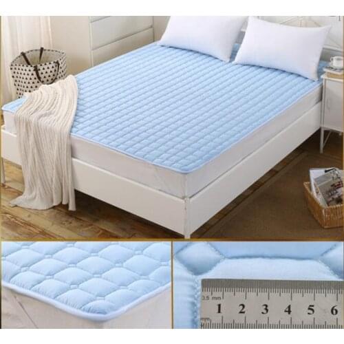 200*180CM Washable Cotton Mattress Anti-Slip Hotel Mattress Bed Protection Mat