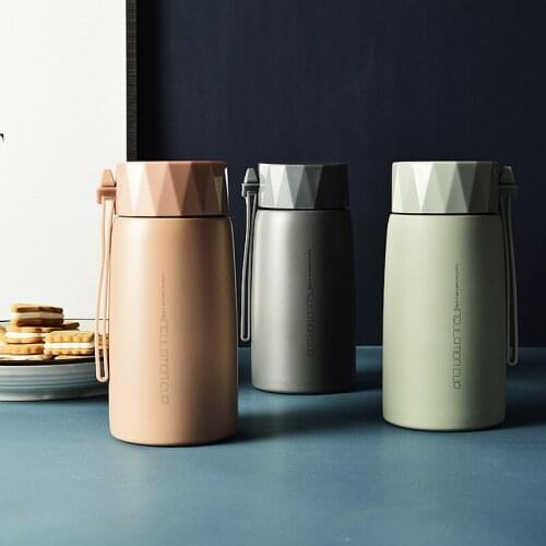 300ml Fashion Stainless Steel Vacuum Flask Creative Portable Kids Thermos Cup Outdoor Travel Insulated Mug