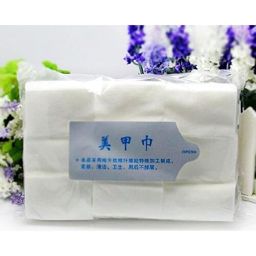 900 x Lint Nail Wipes Cotton Pad Gel Acrylic nail polish gel remover nail care tool Drop shipping