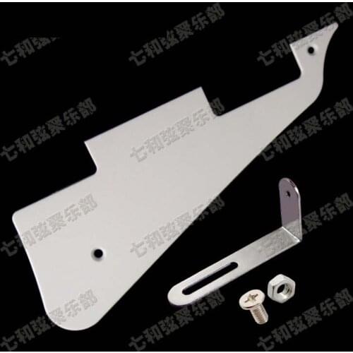 White Guitar Pickguard Scratchplate and Pickguard Support Bracket for Electric guitar