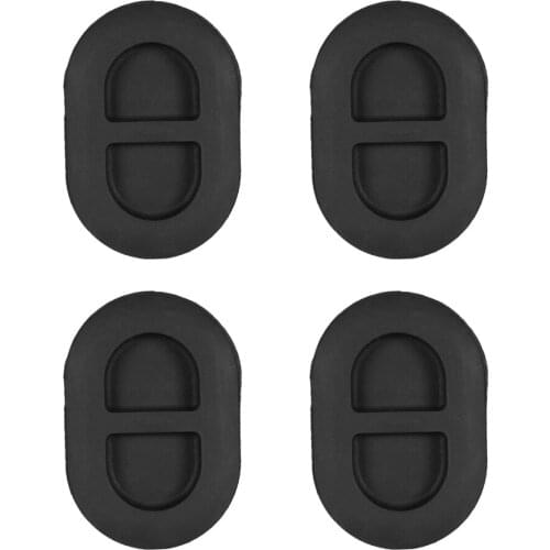 4Pcs Black Floor Pan Drain Plug Rear Floor Pan Body Plug Small Rubber Plug Fit for Jeep Wrangler JK