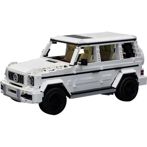 City G63 W464 SUV CAR Blocks High-tech Car Model Bricks Building Blocks Wedding Off-road Truck Block Set Micro Cartoon Car
