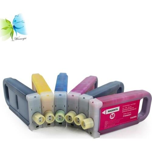 WINNERJET 6pcs/lot PFI-703 Ink Cartridge for Canon IPF810 IPF820 IPF815 IPF825 Printer