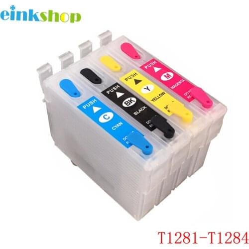Einkshop t1281 Refillable Ink Cartridge for epson sx130 sx235w S22 SX230 SX235W SX420W SX440W SX430W SX425W SX435W SX438