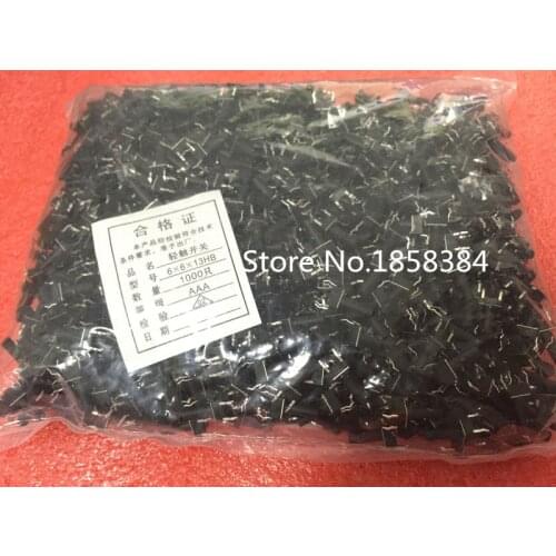 1000PCS 6x6x13mm DIP-4 Push Button Switches Tactile Switches Push Button Tact Switch 6MM*6MM*13MM