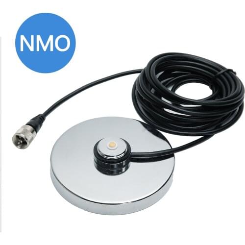 Brand New NB-120 Flat Bottom Strong Magnetic Mount 5M Coaxial Cable Black/Silver for Mobile Radio Car Raio Vehicle Radio Antenna