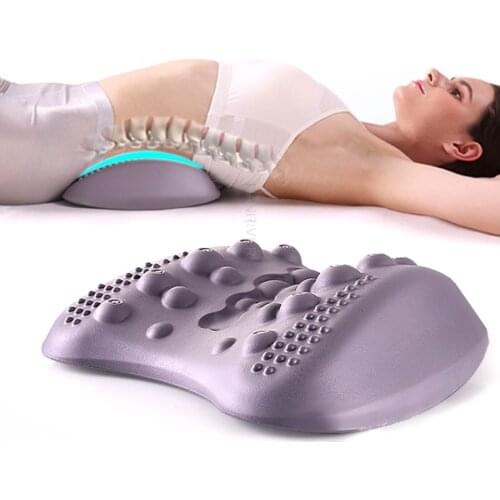 Magnetic Therapy Spinal Traction Back Massager Waist Spine Posture Correction Stretching Lumbar Brace Back Pain Cushion Orthosis