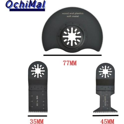 15-piece Multifunctional Tool Accessory For Fein BSH MKT Multitool Tool Wood / Soft-Metal Oscillating Saw Blade For Base Boards