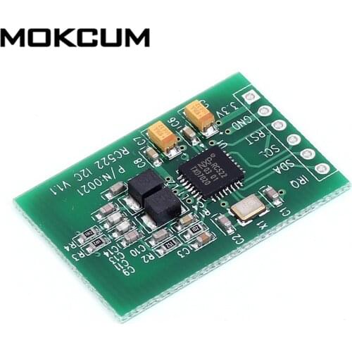 13.56MHz RFID Module Card Reader Writer Module I2C Interface IC Card RF Sensor Module Ultra-Small RC522