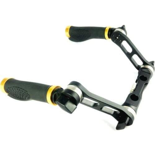 NEW 15MM Front Handle Universal Handgrip with ARRI Rosettes for 15mm rod rail system shoulder mount DSLR HDV BMCC RIG
