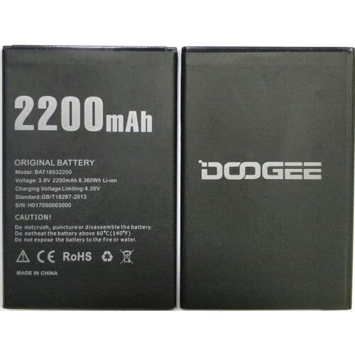 2019 New BAT18532200 DOOGEE Battery 2200mAh Replacement Accumulators For DOOGEE X53 smart Phone+ in stock