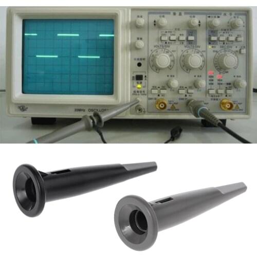 Universal Oscilloscope Probe Cap Protective Cap Probe Caps Black Grey with Hook