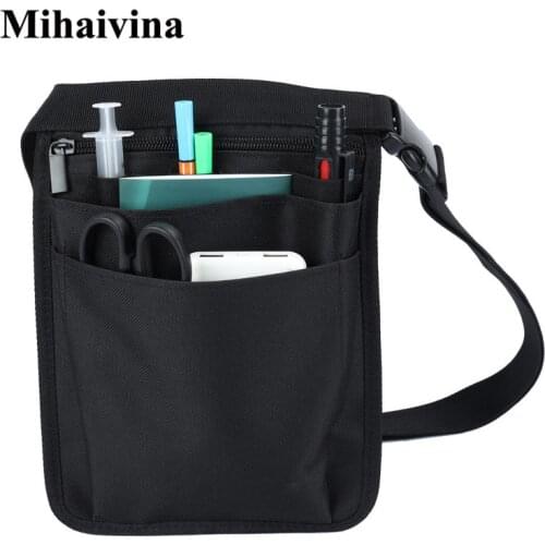 Mihaivina Nurse Waist Bag Shoulder Pouch Bags For Women Fanny Pack Nursing Belt Organizer Unisex Belt/Storage Bag Para Mujer