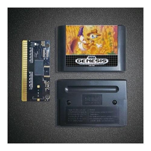 Quackshot Starring Donald Duck - 16 Bit MD Game Card for Sega Megadrive Genesis Video Game Console Cartridge