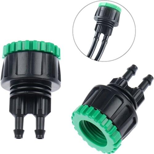 1Pcs Garden Hose 1/4" To 1/2" 3/4" Female 1/2-Way Tap Y Connector Irrigation 4/7 Faucet Hose Coupler Adapter