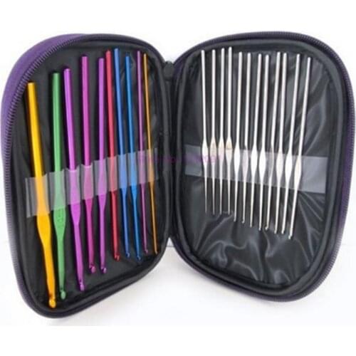 50set 22/set Hand Sewing Needles Knitting Needles Metal Crochet Sweater Needles Suit Stainless Steel Aluminum Crochet Set