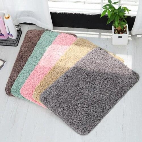 Bath Mat Super Absorbent Anti Silp Bathroom Soft Wool Carpets Rugs Entrance Door Mats Bedroom Toilet Floor Shower Rug
