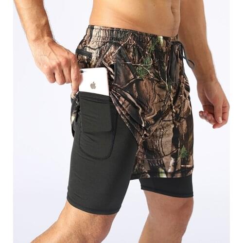 Outdoor summertime fitness pants muscle exercise male camouflage training pants