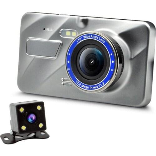 UNCOM DVR Dash Cam Driving recorder HD dual-lens hidden 1080p front and rear dual recording reversing images